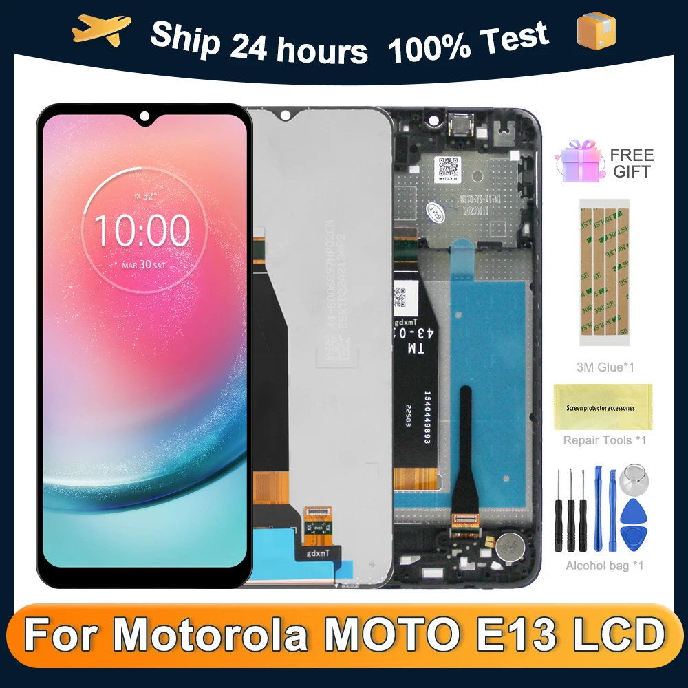 E13 Original 6.5" Display For Motorola Moto E13 LCD Display Touch Screen Digitizer Assesmbly Replacement Parts with accessories
E13 Original 6.5" Display For Motorola Moto E13 LCD Display Touch Screen Digitizer Assesmbly Replacement Parts with accessories