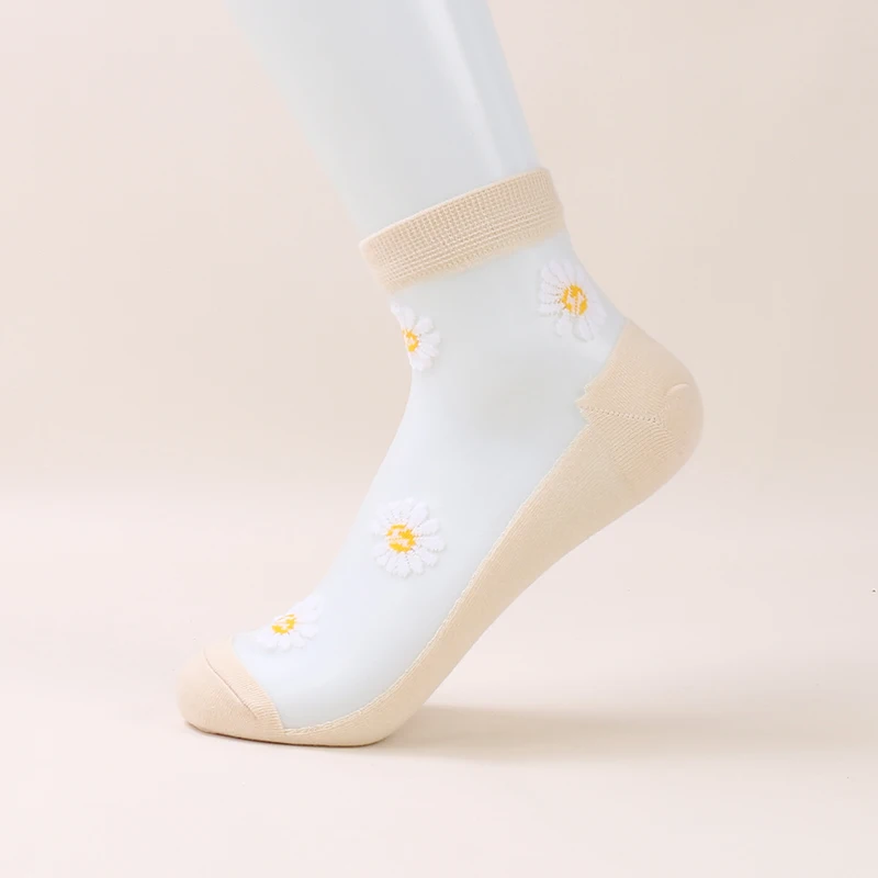 DONGAI 1 Pair Breathable Ultra Ankle Socks Summer Women Transparent Lace Silk Crystal Flower Girls Elastic Short Sock Female Sox
DONGAI 1 Pair Breathable Ultra Ankle Socks Summer Women Transparent Lace Silk Crystal Flower Girls Elastic Short Sock Female Sox