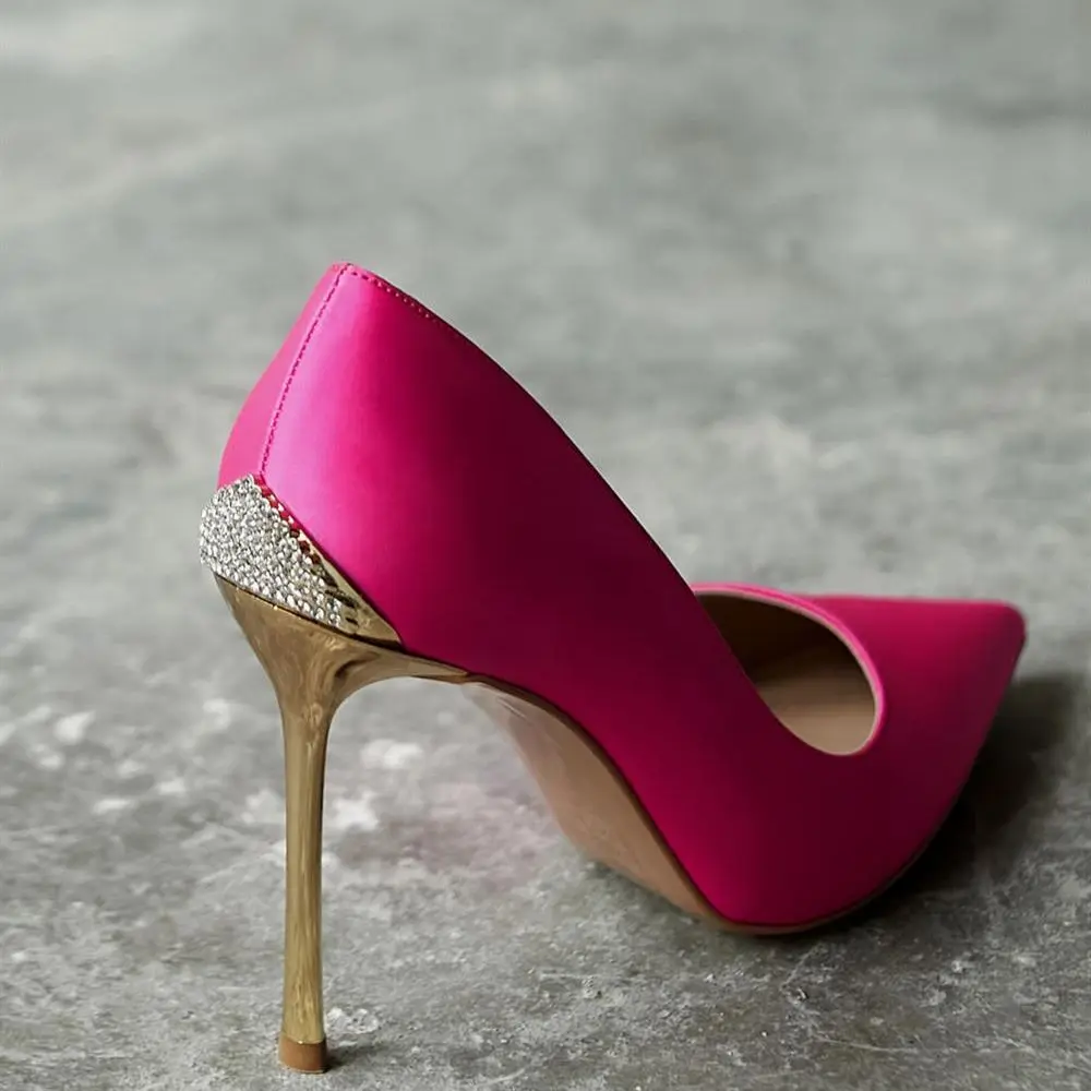 Glassi Interior Quality Artificial Leather Exterior Imported Satin Thin High Special Design Stylish Heeled Shoes Fuchsia Black E
Glassi Interior Quality Artificial Leather Exterior Imported Satin Thin High Special Design Stylish Heeled Shoes Fuchsia Black E