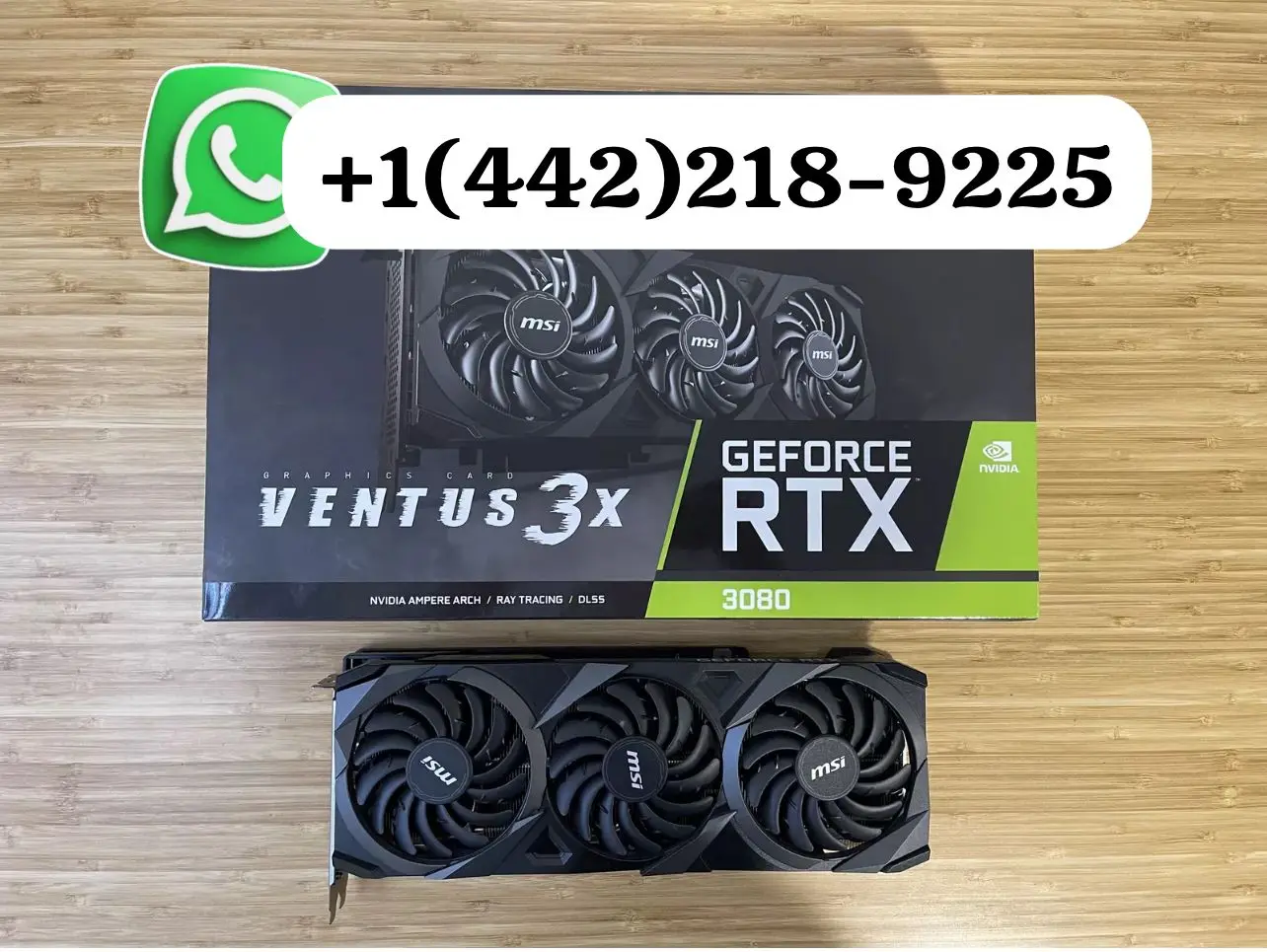 Купите 5 и получите 3 Бесплатные графические карты MSI GeForce RTX 3080 Ventus 3X 10G OC 10 Гб GDDR6X Nvidia
Купите 5 и получите 3 Бесплатные графические карты MSI GeForce RTX 3080 Ventus 3X 10G OC 10 Гб GDDR6X Nvidia