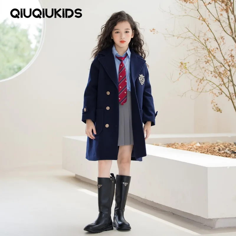 Chester Coat Girls Winter Wool Tweed Overcoat Kids Coat Children's Outerwear Fold-Down Collar Warm Thick Trench Coat
Chester Coat Girls Winter Wool Tweed Overcoat Kids Coat Children's Outerwear Fold-Down Collar Warm Thick Trench Coat