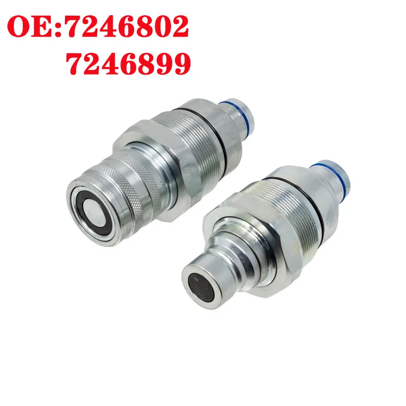 

7246802 7246899 Female Hydraulic Coupler for Bobcat 753 763 773 863 864 883 S630 S650 S750 S770 S850 A220 A300 A770 5600 5610