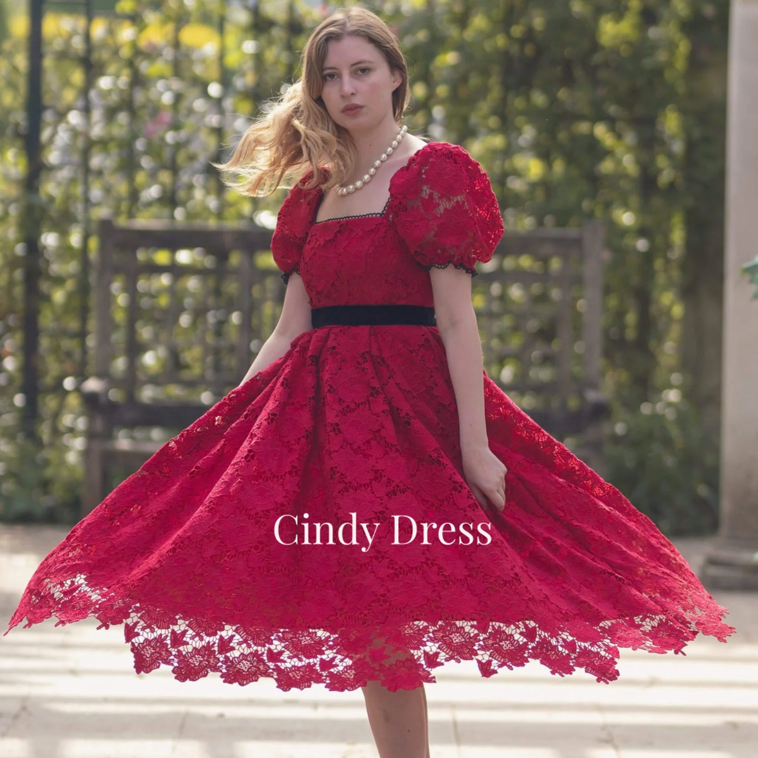 Cindy Lace Puff Sleeves Square Neck A-line Wedding Guest Dresses for Women Luxury Evening Dress 2023 Women's Elegant Gowns Long
Cindy Lace Puff Sleeves Square Neck A-line Wedding Guest Dresses for Women Luxury Evening Dress 2023 Women's Elegant Gowns Long
