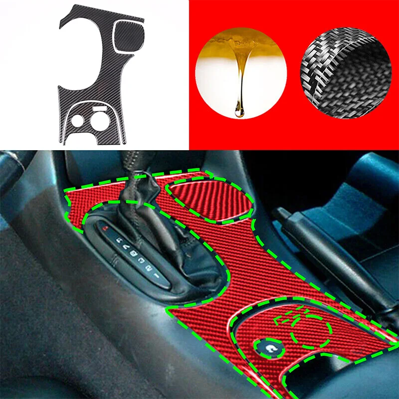 For Chevrolet Corvette C5 1998-2004 soft carbon fiber car center shift panel decorative sticker anti-scratch accessories 
For Chevrolet Corvette C5 1998-2004 soft carbon fiber car center shift panel decorative sticker anti-scratch accessories