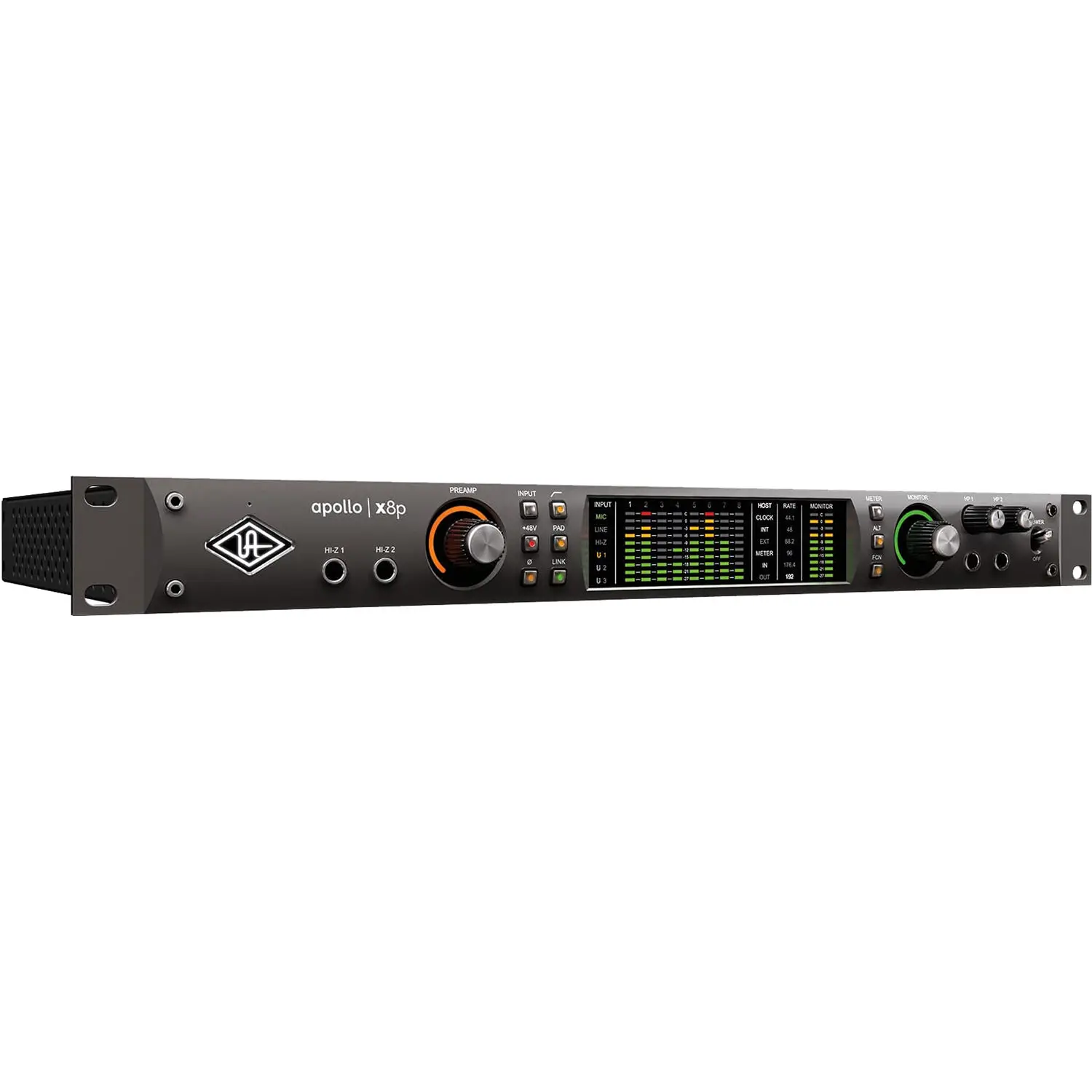 Новое предложение, универсальный аудио-интерфейс Apollo x8p 16x22 Thunderbolt 3 с UAD DSP
Новое предложение, универсальный аудио-интерфейс Apollo x8p 16x22 Thunderbolt 3 с UAD DSP