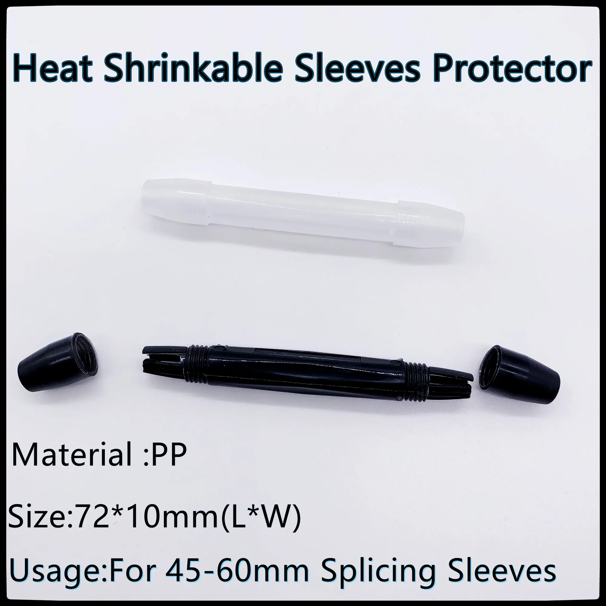 FTTH Heat Shrinkable Sleeve Protector for 45-60mm Fiber Optic Splicing sleeves Protector
FTTH Heat Shrinkable Sleeve Protector for 45-60mm Fiber Optic Splicing sleeves Protector