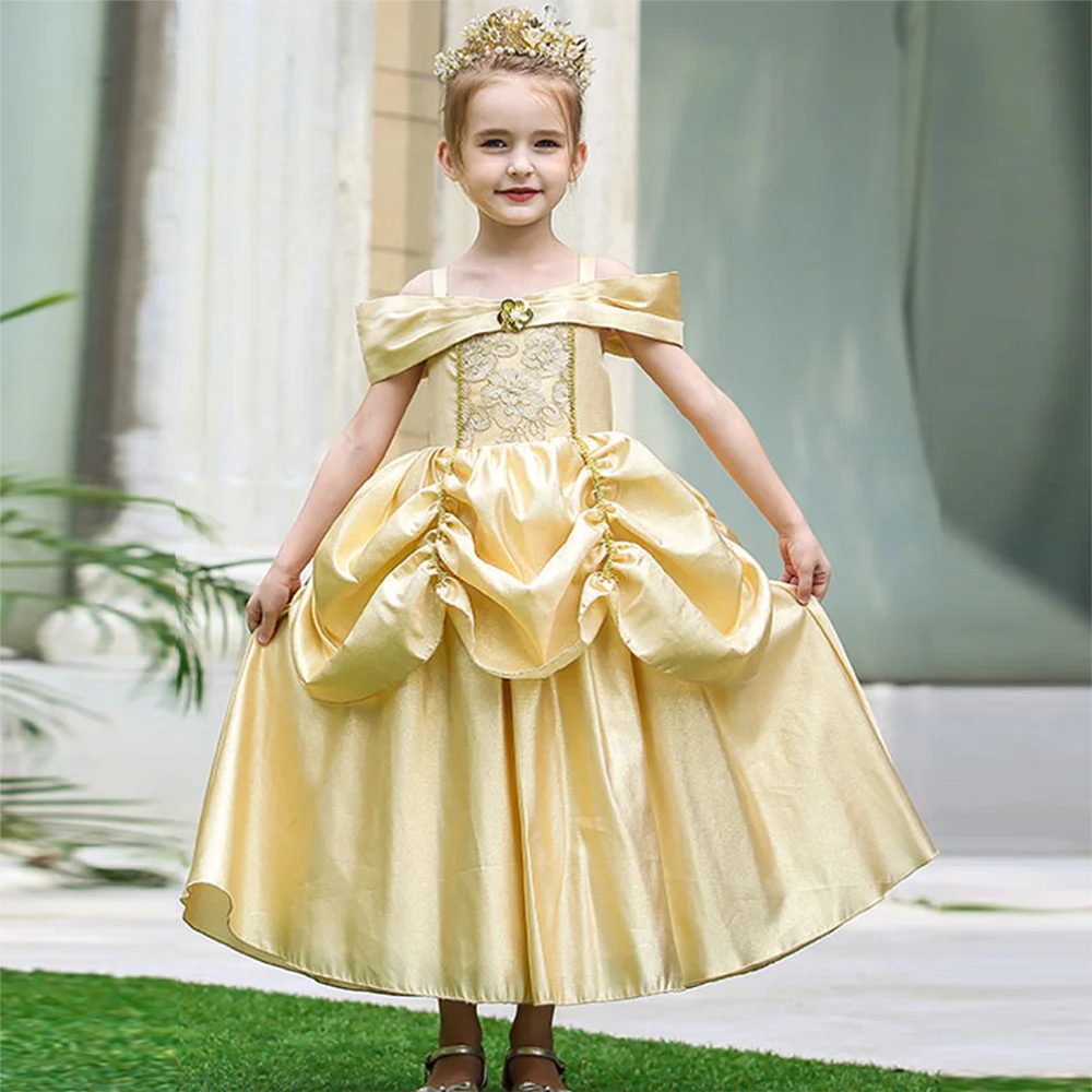 New Flower Girls Dresse Yellow Taffeta Off Shoulder Ankle Length Princess Kids For Wedding Prom Gowns First Communion Dress
New Flower Girls Dresse Yellow Taffeta Off Shoulder Ankle Length Princess Kids For Wedding Prom Gowns First Communion Dress