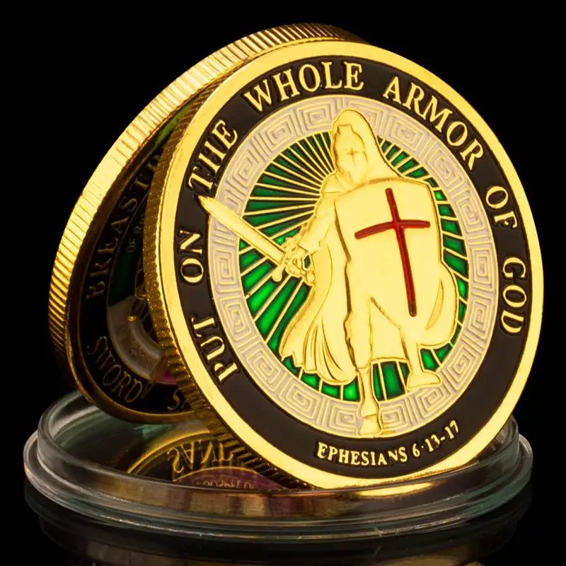 Put On The Whole Armor Of God Commemorative Challenge Coin Collection Gift Coins Collectibles The US Coins
Put On The Whole Armor Of God Commemorative Challenge Coin Collection Gift Coins Collectibles The US Coins