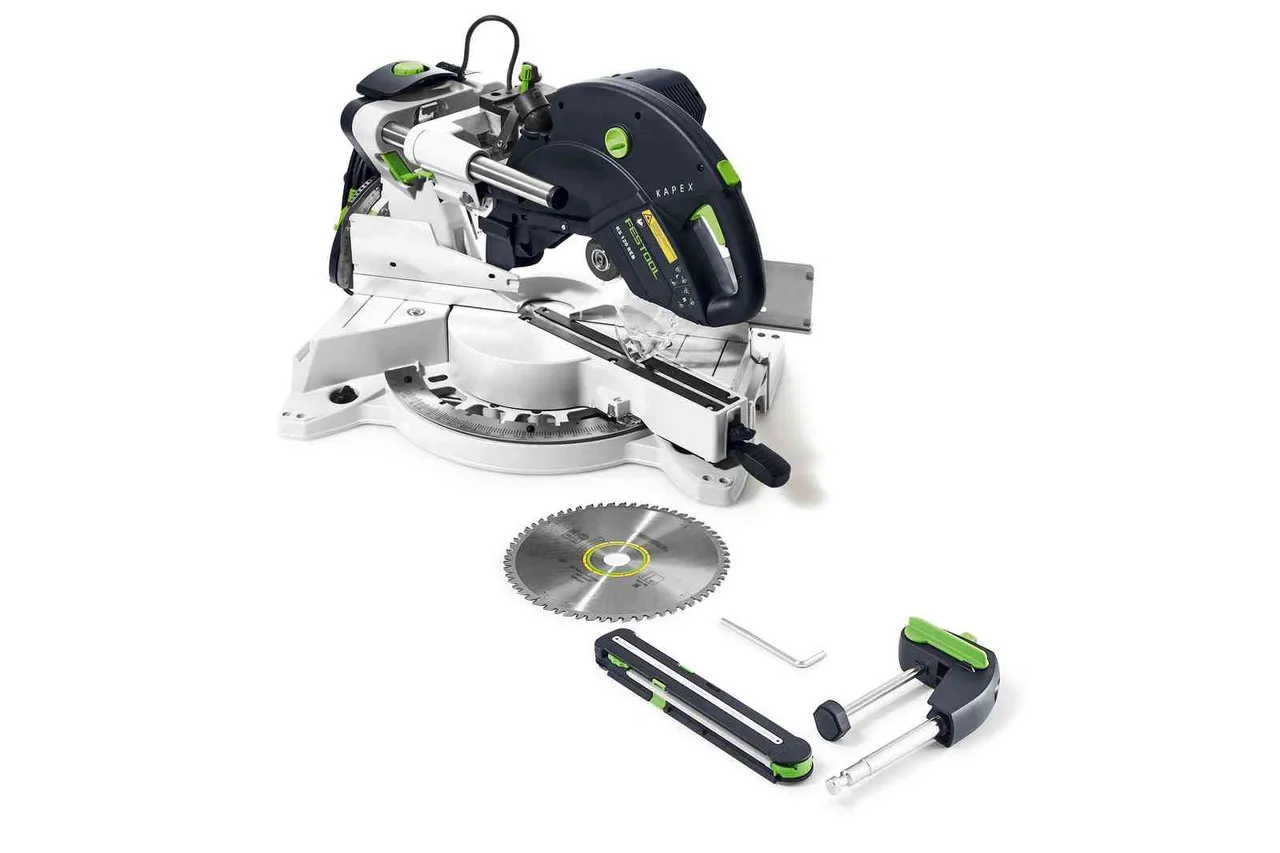 Quality Festools KS 120 Dual Compound Sliding Miter Saw W Out T-LOC + CT 48 Dust Extractor Package.
Quality Festools KS 120 Dual Compound Sliding Miter Saw W Out T-LOC + CT 48 Dust Extractor Package.