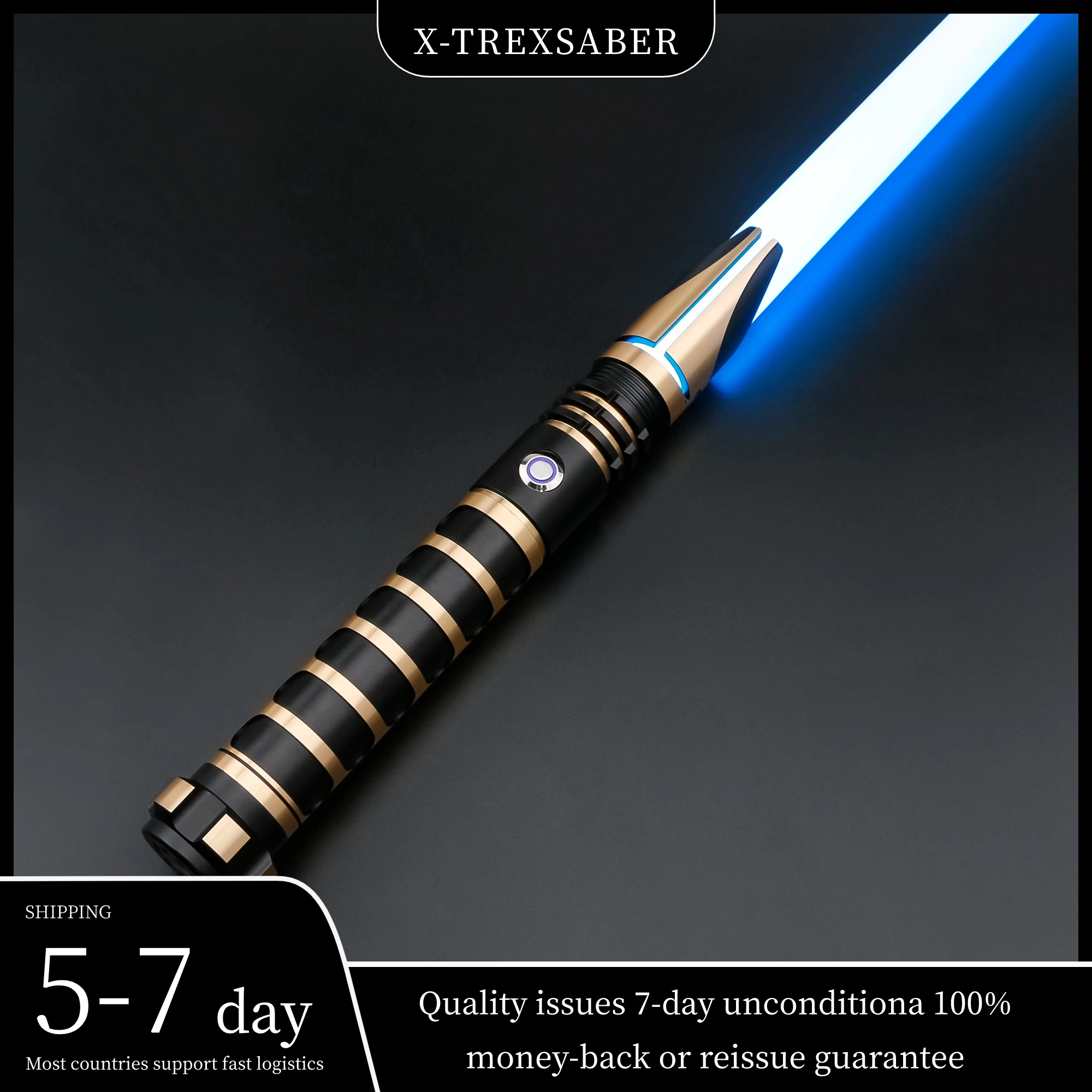 

TXQ Lightsaber Smooth Swing Bluetooth Cosplay Gift RGB Dueling Blaster Metal Hilt 12 Colors 16Sounds Toys Light Saber SNV4
