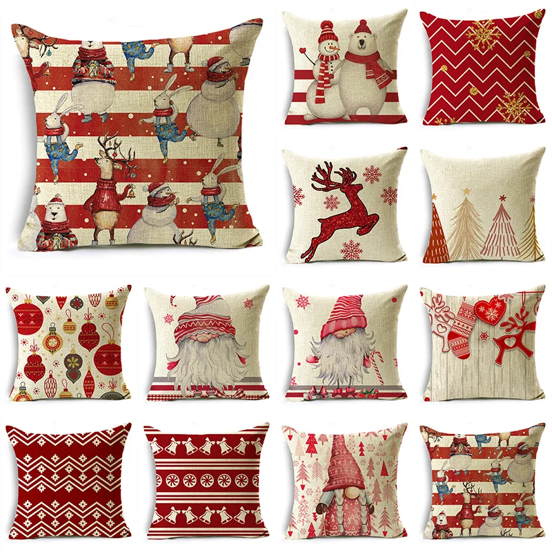 Merry Christmas Throw Pillow Covers 40/45/50cm Swedish Tomte Zigzag Reindeer Red Throw Pillowcase for Sofa Couch Home Decor
Merry Christmas Throw Pillow Covers 40/45/50cm Swedish Tomte Zigzag Reindeer Red Throw Pillowcase for Sofa Couch Home Decor