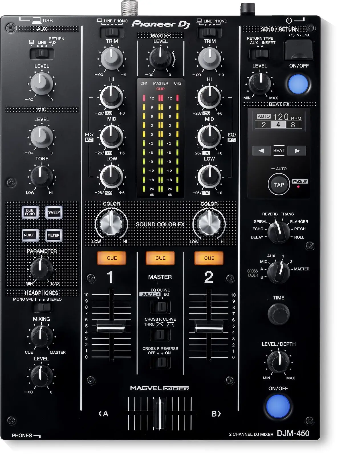 

HOT SALES Pioneer DJ DJM-450 - 2-Channel DJ Mixer