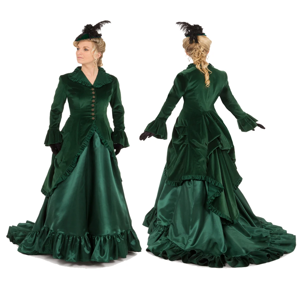 Зеленое платье для повседневной ходьбы, платье в викторианском стиле, бальное платье, платье в Южную Белль времен гражданской войны, рождественское вечернее платье
Зеленое платье для повседневной ходьбы, платье в викторианском стиле, бальное платье, платье в Южную Белль времен гражданской войны, рождественское вечернее платье