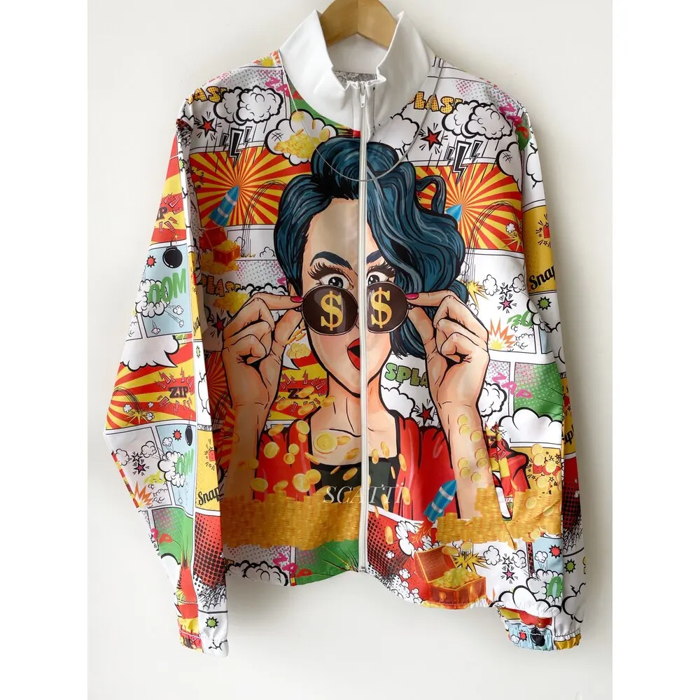 2022 Fashion Stylish Unısex Raincoat Graffiti Dollar Detailed Sport Slim Jacket
2022 Fashion Stylish Unısex Raincoat Graffiti Dollar Detailed Sport Slim Jacket