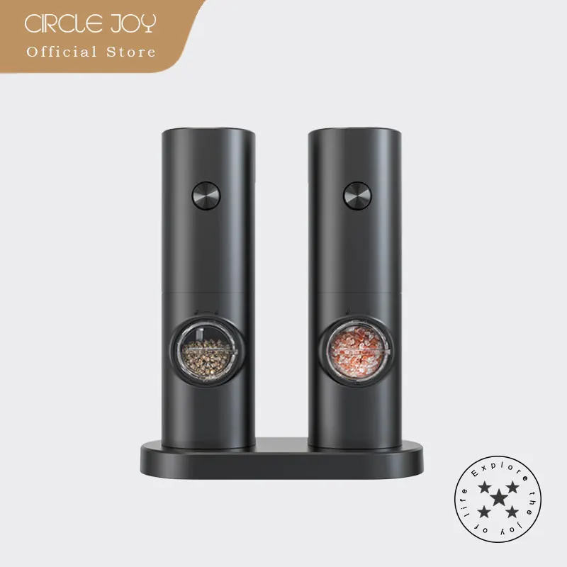 Circle Joy Electric Automatic Mill Pepper And Salt Grinder With LED Light Adjustable Coarseness Partner Manufacturers
Circle Joy Electric Automatic Mill Pepper And Salt Grinder With LED Light Adjustable Coarseness Partner Manufacturers