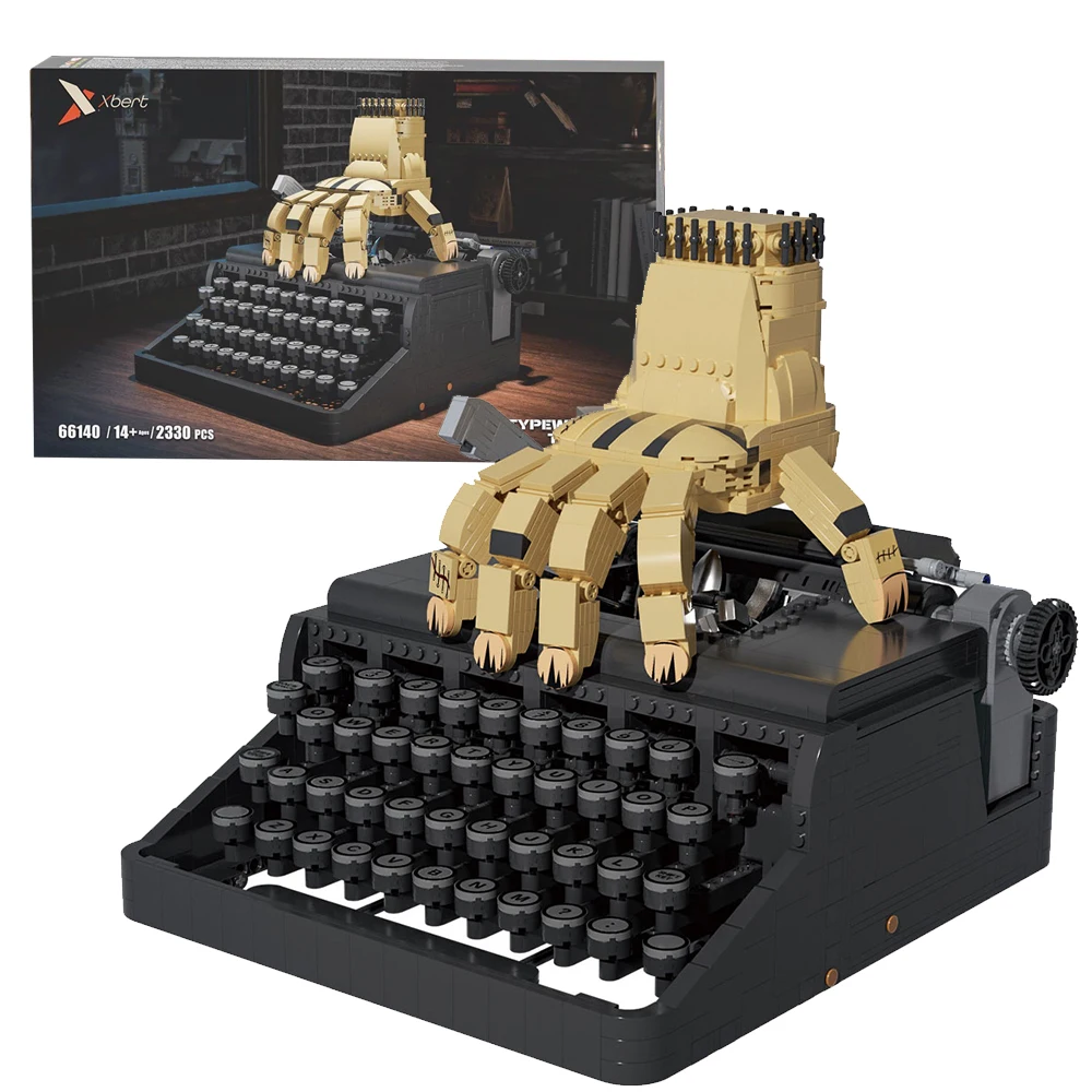 2330PCS Movie Wednesday Typewriter Model Building Set, Creative Modular Building Block Brick Toys Assembly Model Kit,Adults Gift 2330PCS Movie Wednesday Typewriter Model Building Set, Creative Modular Building Block Brick Toys Assembly Model Kit,Adults Gift