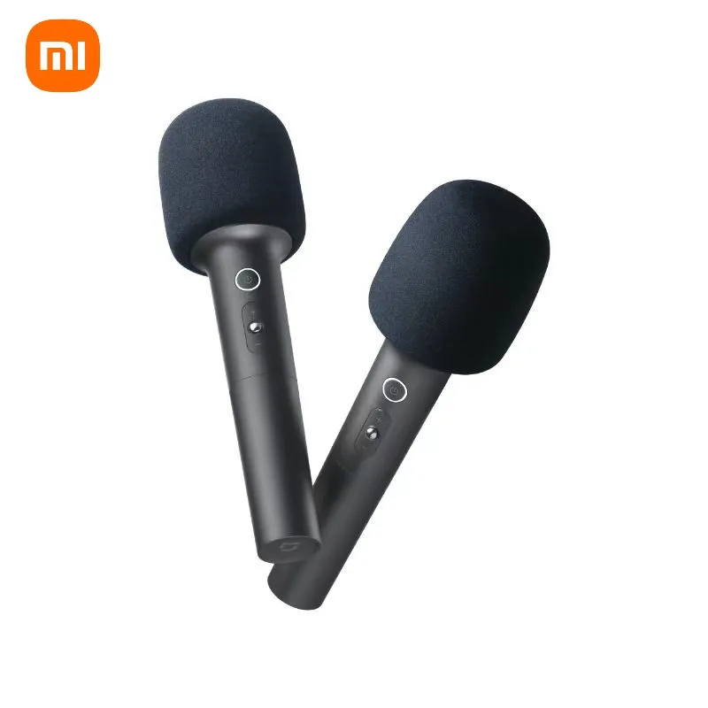 

Xiaomi MIJIA KTV Microphone Redmi Handheld Microphones USB Wireless Receiver Karaoke Mic K Song Duet TV Home Party XiaoAi Sound