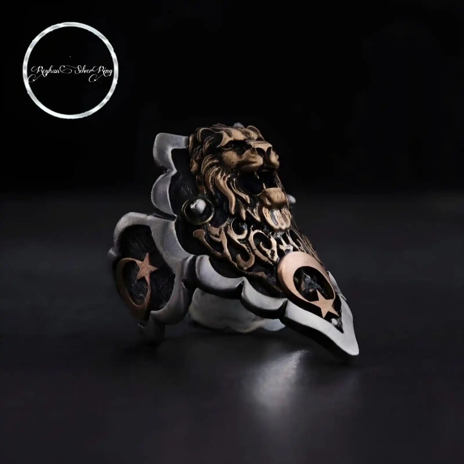 Lion Thumb Silve Ring, Archer Ring, Zihgir Ring, Dirilis Ring, Moon Star Ring, Gift Ring, Adjustable Ring, Gift For Him
Lion Thumb Silve Ring, Archer Ring, Zihgir Ring, Dirilis Ring, Moon Star Ring, Gift Ring, Adjustable Ring, Gift For Him