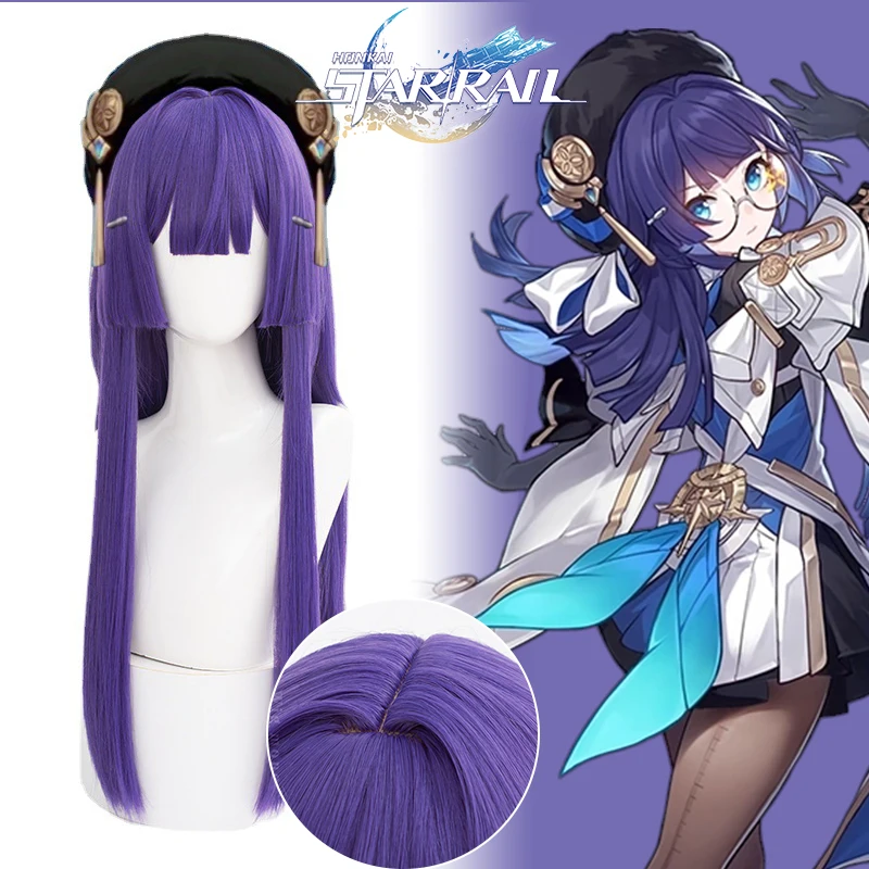 Honkai Star Rail Pela Cosplay Wig 65cm 25.5in Long Straight Purple Wig Cosplay Anime Cosplay Perruque Heat Resistant Synthetic
Honkai Star Rail Pela Cosplay Wig 65cm 25.5in Long Straight Purple Wig Cosplay Anime Cosplay Perruque Heat Resistant Synthetic
