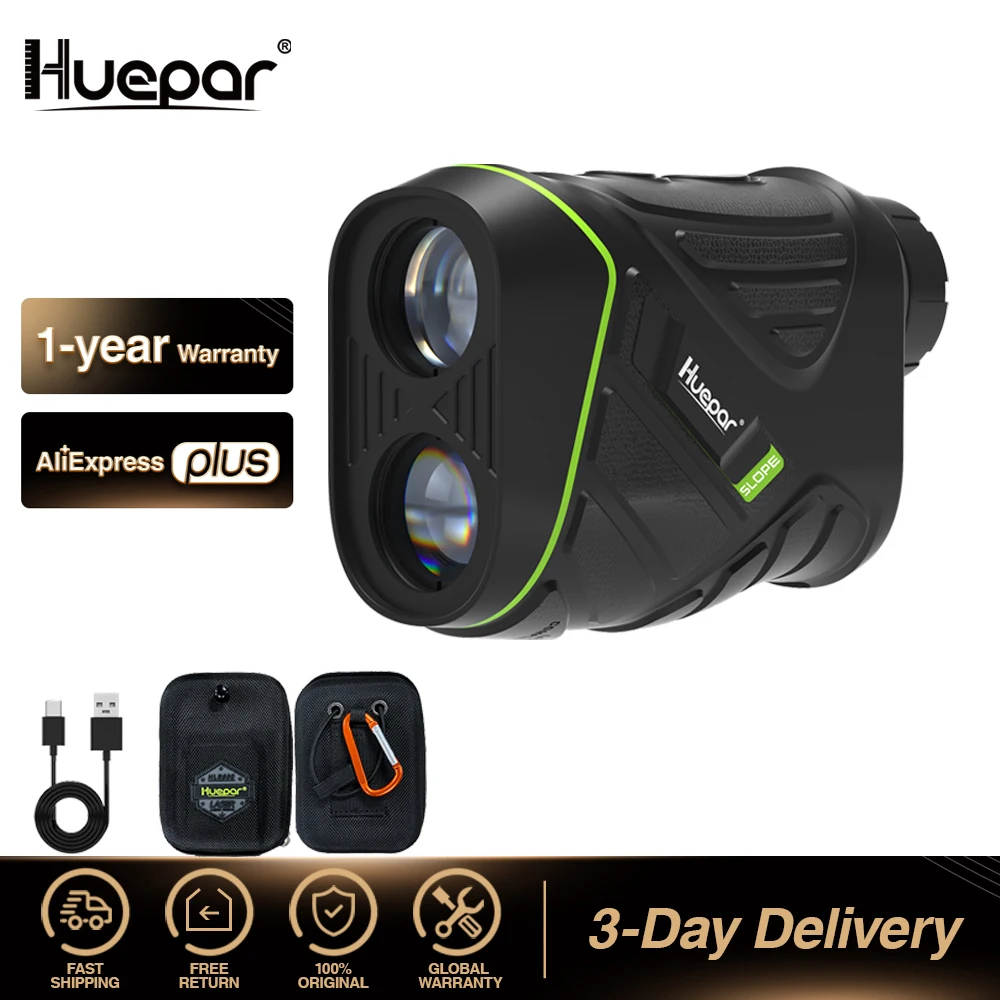 

Huepar 800M/Yard Golf Laser Rangefinder Lithium Telescope Distance Meter For Hunting Roulette Sports Laser Measure Range Finder