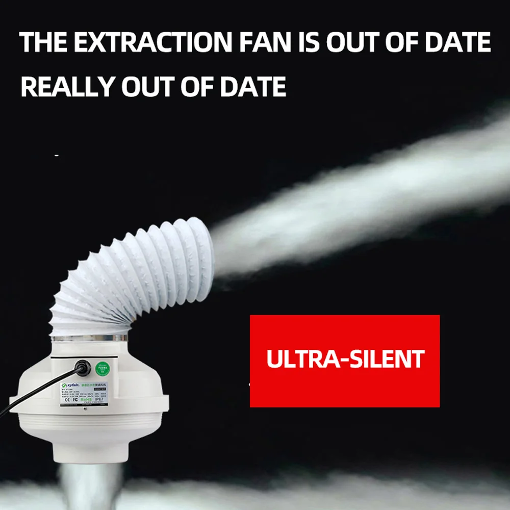 

8 inch exhaust fan household kitchen oil fume exhaust fan bathroom powerful silent ventilation fan