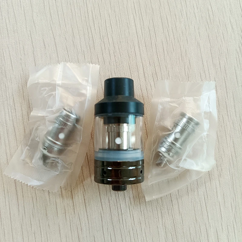 

OHJK TVR Sub Atomizer 2.5ML Tank 22mm 510 Thread 0.3 ohm Core replacement Coil For eleaf i just 2 Vape Vapor Box Mechnical Mod