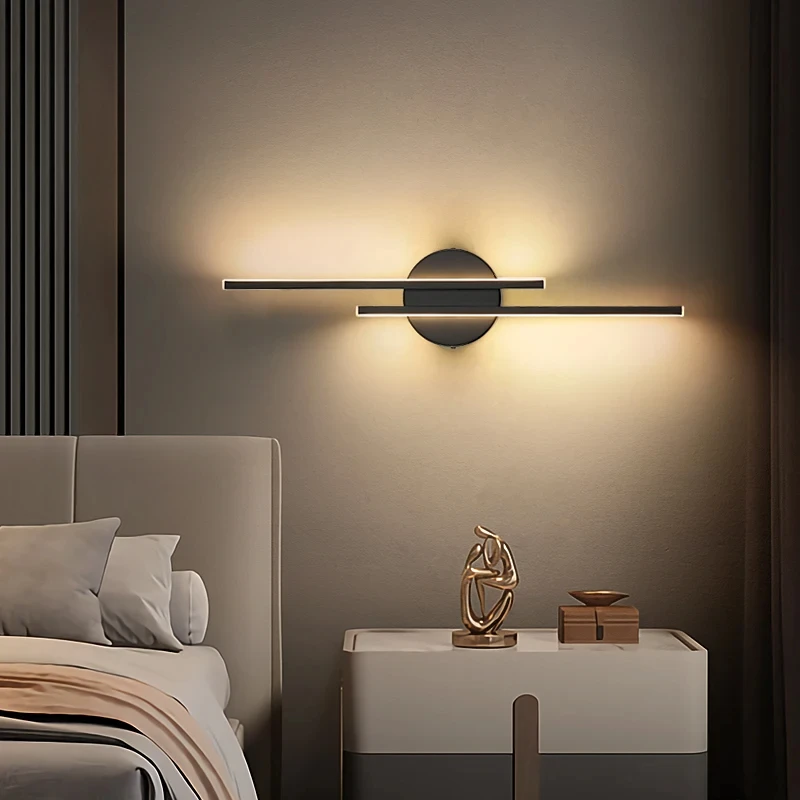 

Modern Led Wall Lamps Living Room Bedroom Bedside Lamp Nordic Creative Stair Corridor Wall Sconce Lighting Indoor LED Fixtures