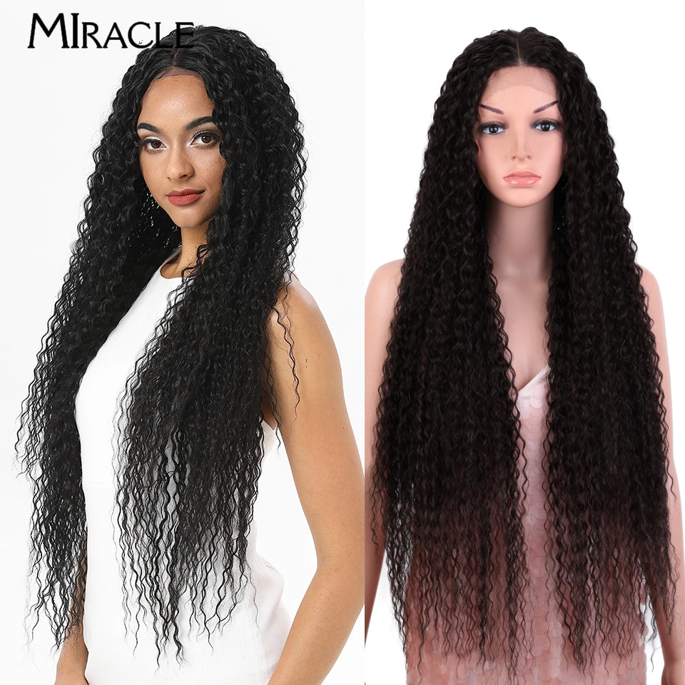 MIRACLE Curly Wig Synthetic Lace Front Wig for Women Cosplay Wig 38 Inch Lace Wigs Fake Hair Heat Resistant Fiber Hair Female
MIRACLE Curly Wig Synthetic Lace Front Wig for Women Cosplay Wig 38 Inch Lace Wigs Fake Hair Heat Resistant Fiber Hair Female