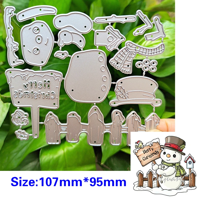 2022 New Arrival Winter Snowman Fence Metal Cutting Dies for DIY Scrapbooking Indicator Merry Christmas Stencils Card Making
2022 New Arrival Winter Snowman Fence Metal Cutting Dies for DIY Scrapbooking Indicator Merry Christmas Stencils Card Making