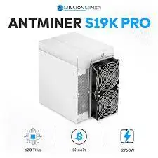 CR BUY 2 GET 1 FREE New Bitmain Antminer S19k Pro 120Th/s 2760W Bitcoin Miner BTC/BCH/BSV лампа-монолав
CR BUY 2 GET 1 FREE New Bitmain Antminer S19k Pro 120Th/s 2760W Bitcoin Miner BTC/BCH/BSV лампа-монолав