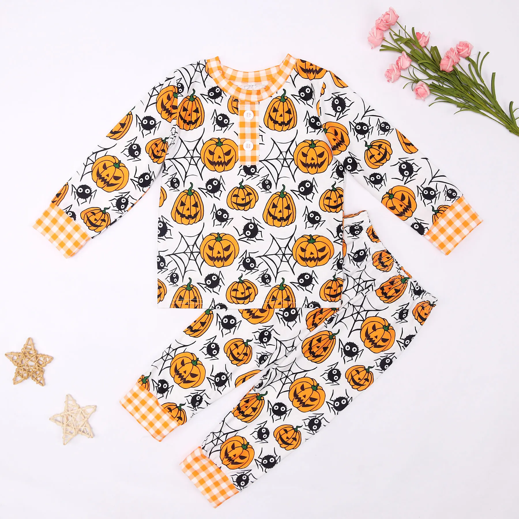 Baby Boy Clothes Halloween Skeleton Style Children Sleepwear Bubble Cotton Boutique Sweet Ropmer With Printing For 0-3m
Baby Boy Clothes Halloween Skeleton Style Children Sleepwear Bubble Cotton Boutique Sweet Ropmer With Printing For 0-3m