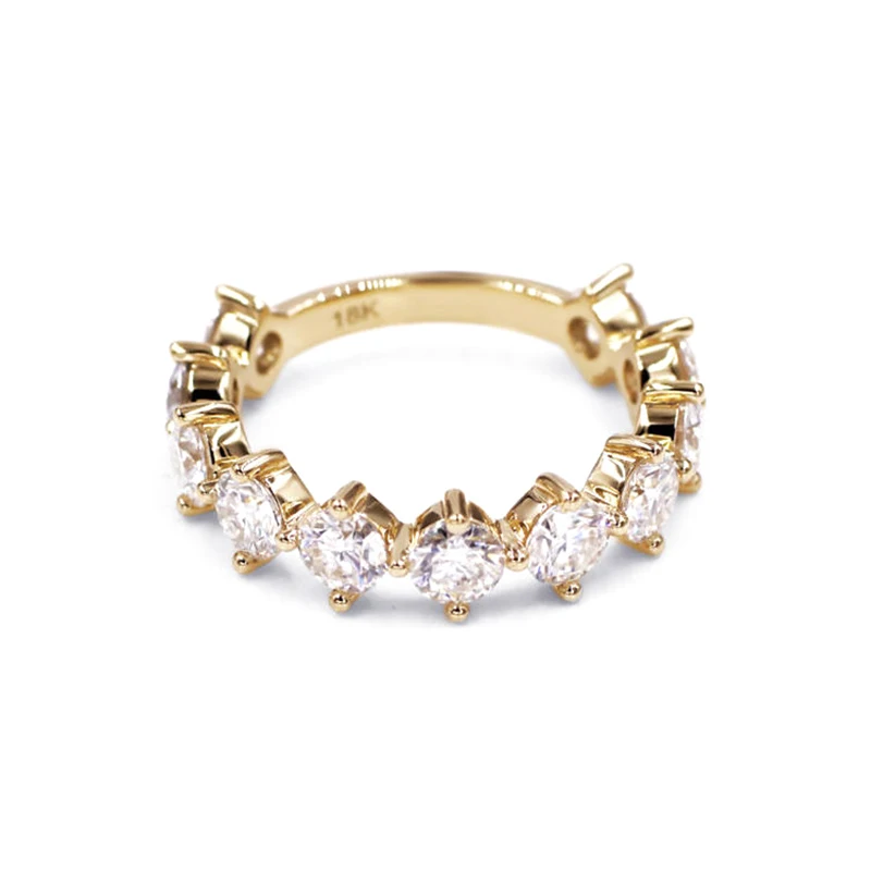 Tianyu Gems Real DEF 4mm Round Cut Moissanite Rings for Women 10K/14K/18K Yellow Gold Jewelry Diamond Eternity Ring Wedding Band
Tianyu Gems Real DEF 4mm Round Cut Moissanite Rings for Women 10K/14K/18K Yellow Gold Jewelry Diamond Eternity Ring Wedding Band