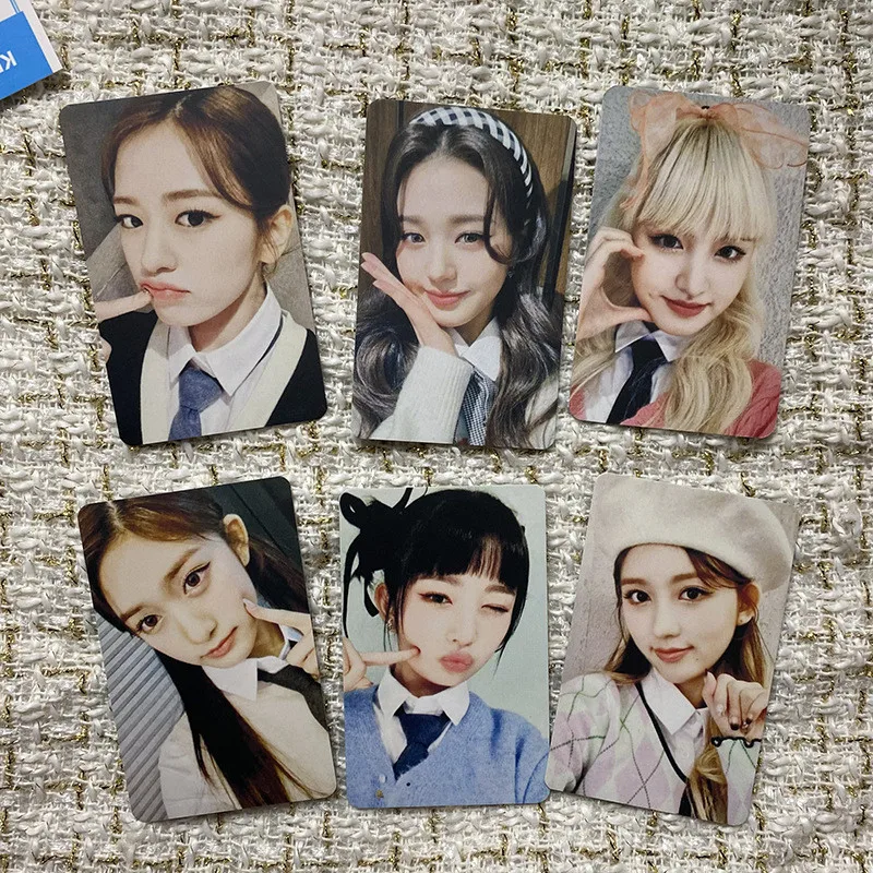 

6pcs/set KPOP IVE New Album ELEVEN Photocard Double Sides Card Postcard Yujin Gaeul Wonyoung LIZ Rei Leeseo Fans Collection Gift