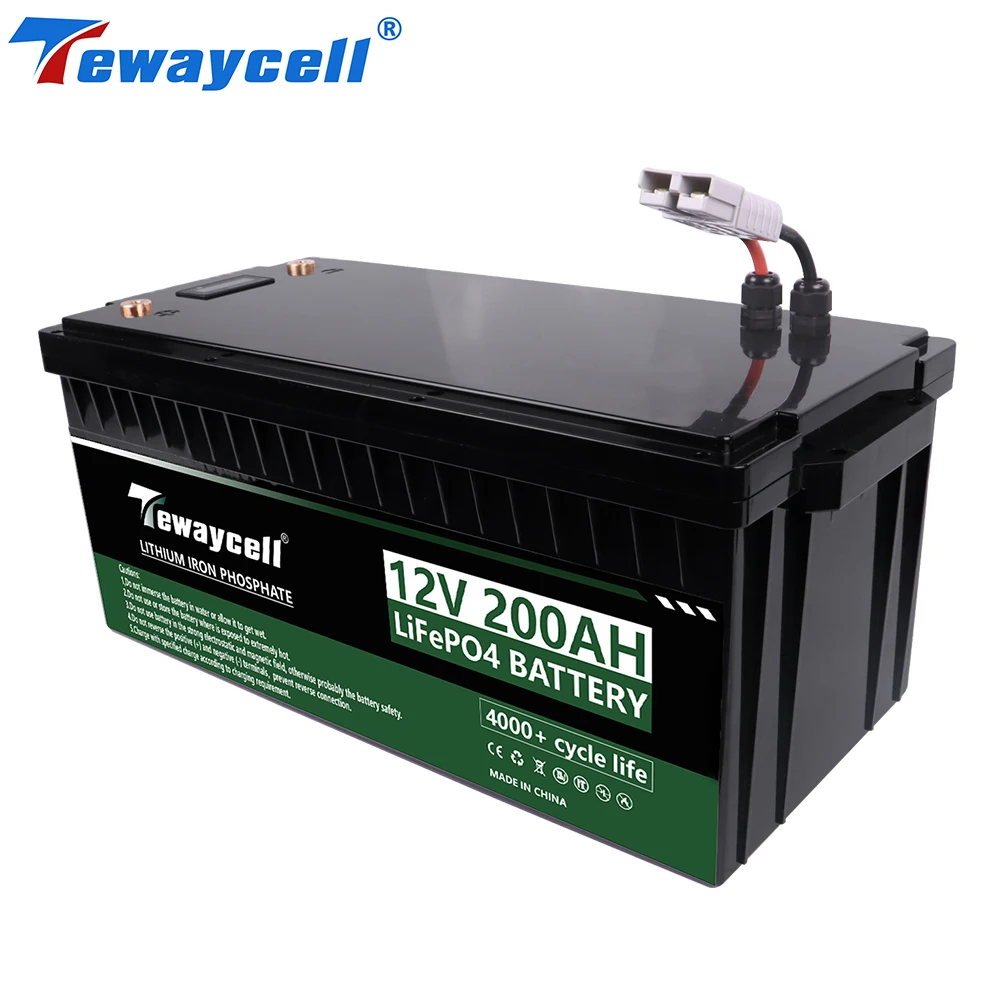 

12V 200Ah LiFePO4 Battery Built-in BMS Lithium Battery for Replacing Most of Backup Power Home Energy Storage Off-Grid RV