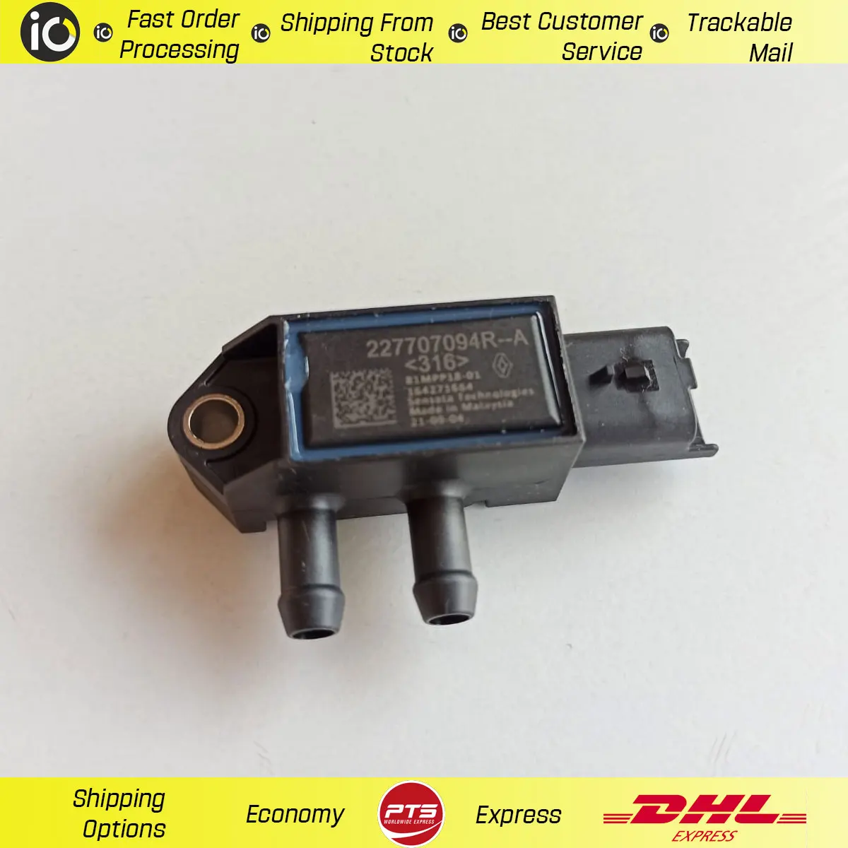 Original Particulate Filter Sensor for Dacia Duster 2-II Megane 4-IV 1.3 Sce H5H 227707094R
Original Particulate Filter Sensor for Dacia Duster 2-II Megane 4-IV 1.3 Sce H5H 227707094R