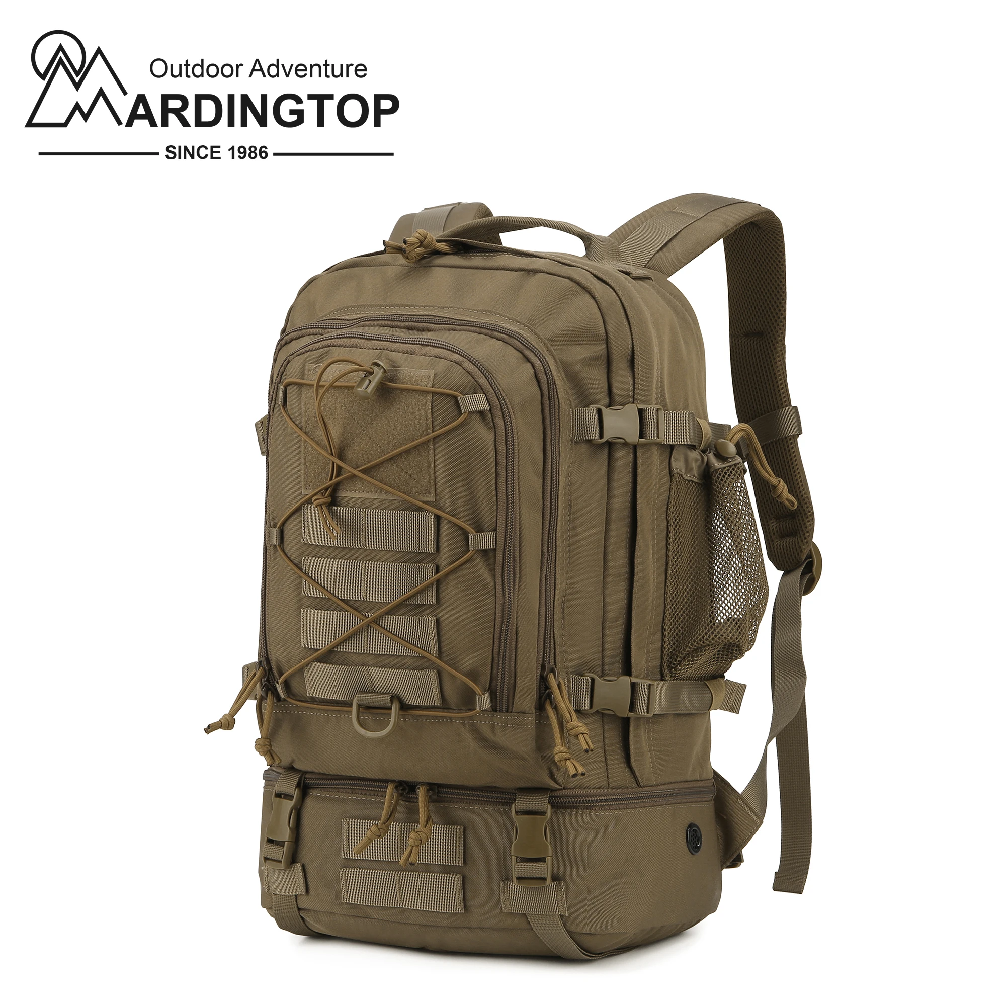 

Mardingtop 28L Tactical 600D Polyester Backpacks with YKK Zippers and Buckles for Motorcycle Camping Hiking Traveling