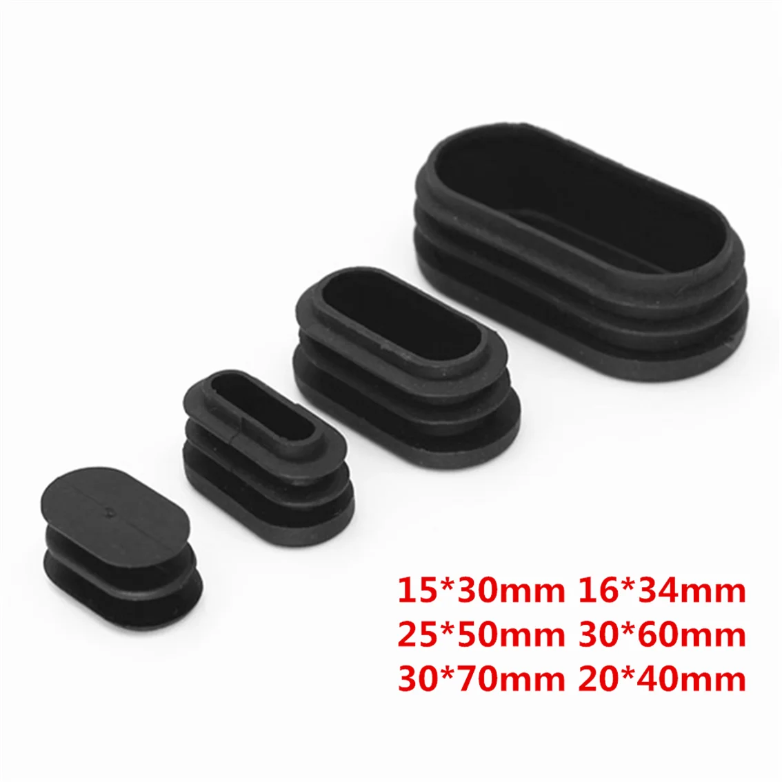 5-30pcs Black Oval Plastic Tube Plug Non-Slip Chair Leg Cover Cap Socks Table Foot Floor Protection Pad Furniture Leveling Feet
5-30pcs Black Oval Plastic Tube Plug Non-Slip Chair Leg Cover Cap Socks Table Foot Floor Protection Pad Furniture Leveling Feet