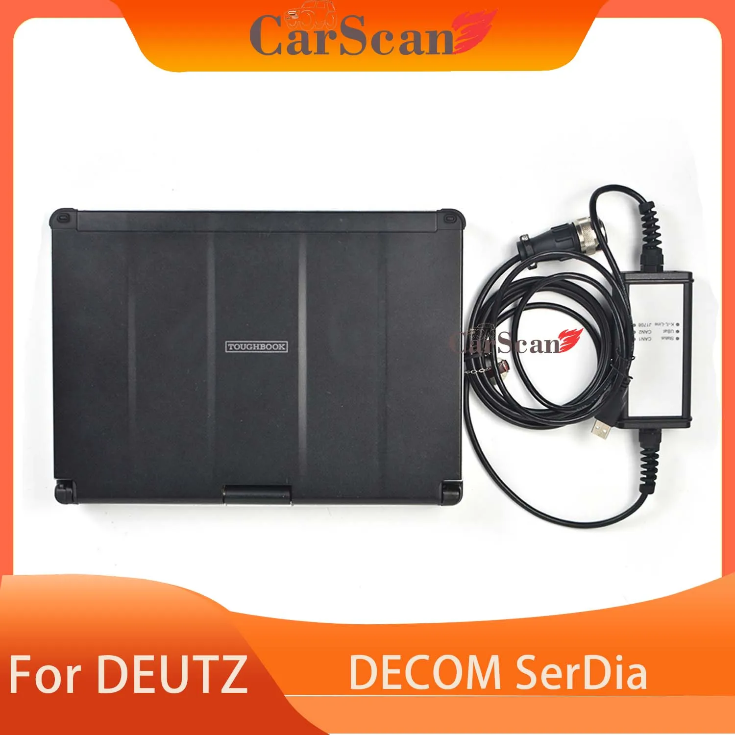 

CarScan For SerDia 2010 diagnostic and programming tool For Deutz controllers DECOM Diagnostic kit Scanner with CFC2 laptop