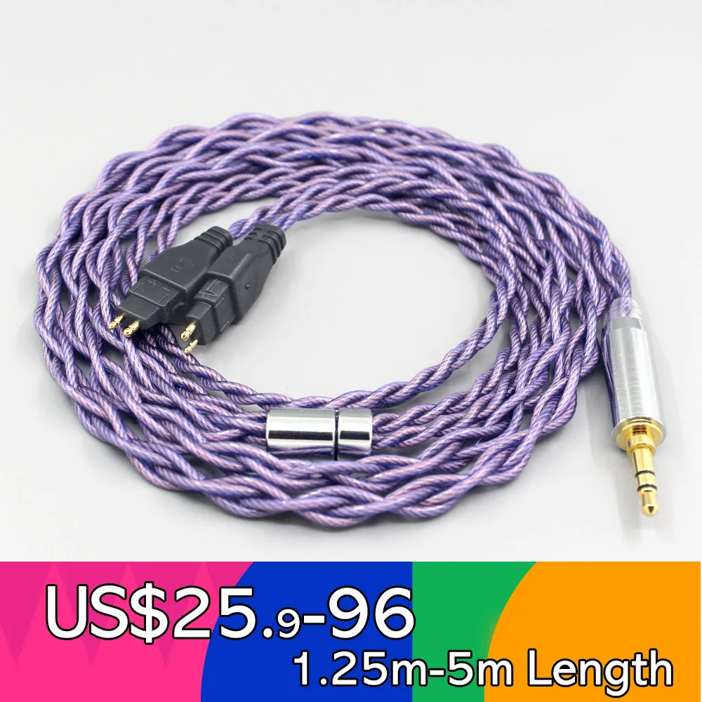 Type2 1.8mm 140 cores litz 7N OCC Headphone Earphone Cable For Sennheiser HD580 HD600 HD650 HDxxx HD660S HD58x HD6xx LN007871
Type2 1.8mm 140 cores litz 7N OCC Headphone Earphone Cable For Sennheiser HD580 HD600 HD650 HDxxx HD660S HD58x HD6xx LN007871