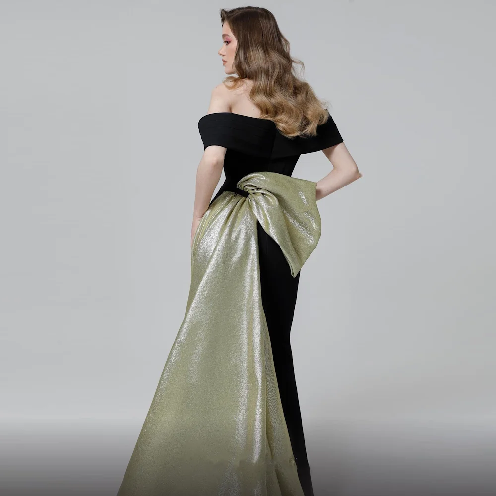 Mignon Crepe Contrast Color Pleat Mermaid Off The Shoulder Prom Dresse Formal Evening Dress elegant party dresses for women 2024
Mignon Crepe Contrast Color Pleat Mermaid Off The Shoulder Prom Dresse Formal Evening Dress elegant party dresses for women 2024