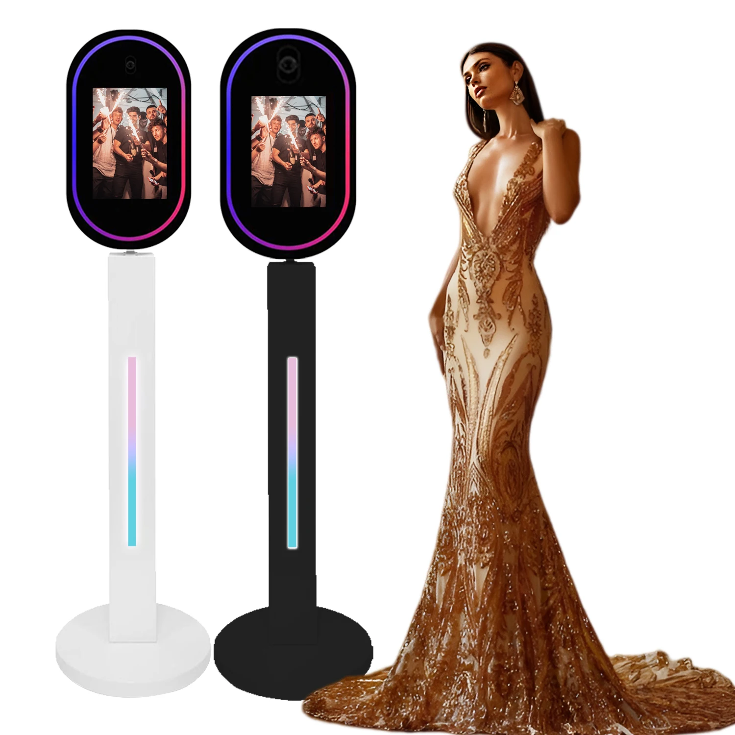 Photobooth Machine Touch Screen Magic Mirror Shell Stand Selfie Photobooth DSLR Photo Booth Machine Photobooth with Flight Case
Photobooth Machine Touch Screen Magic Mirror Shell Stand Selfie Photobooth DSLR Photo Booth Machine Photobooth with Flight Case