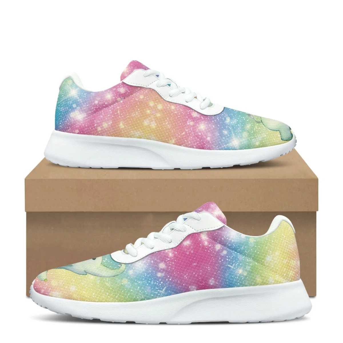 Rainbow Elephant Print Women's Training Jogging Shoes Fashion Sneaker Durable Gym Teen Sneakers Print On Demand tenis masculino
Rainbow Elephant Print Women's Training Jogging Shoes Fashion Sneaker Durable Gym Teen Sneakers Print On Demand tenis masculino