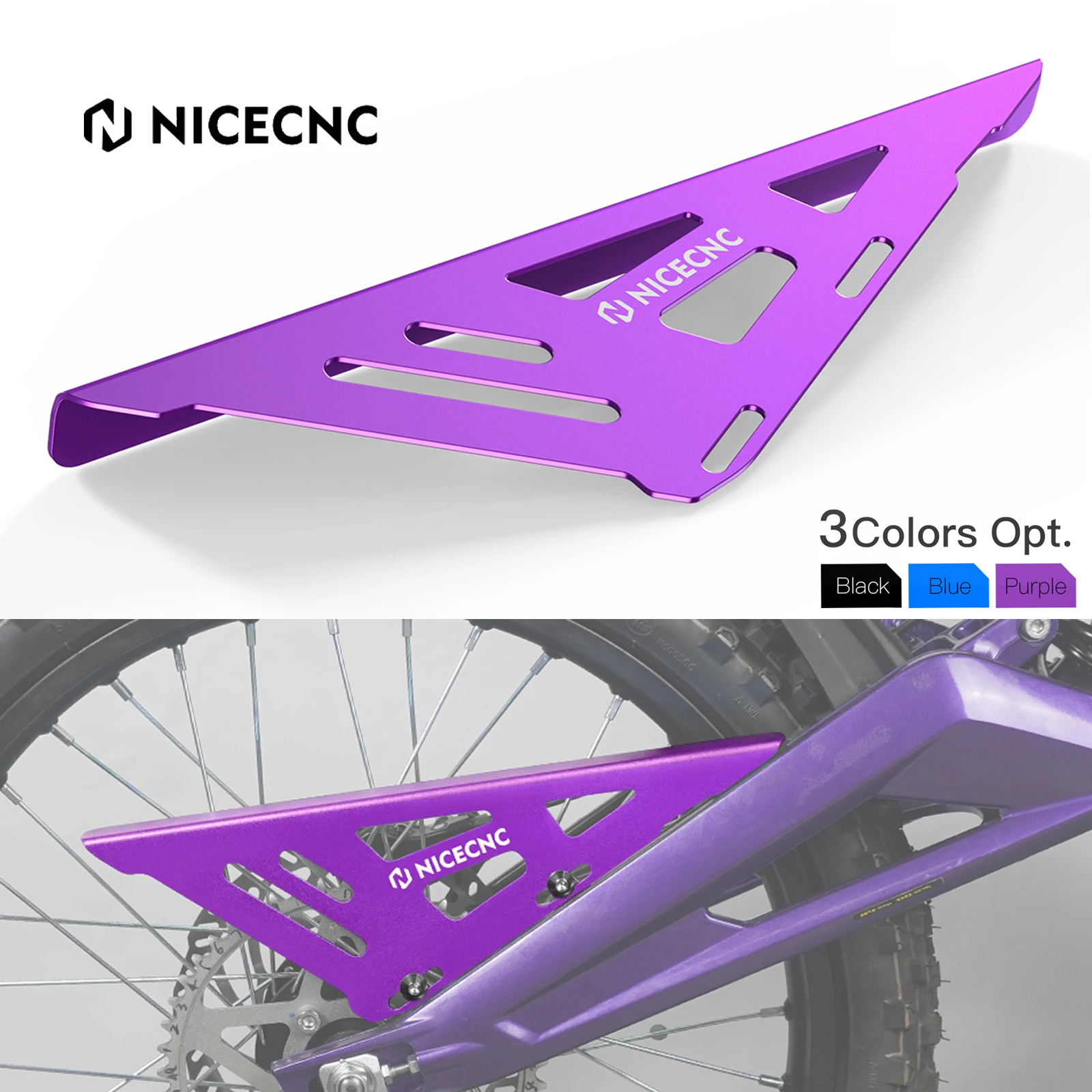 NiceCNC For Surron Light Bee X Sur-Ron Light Bee X S L1E For Segway X160 X260 Motorcycle Chain Guard Cover Protector Aluminum
NiceCNC For Surron Light Bee X Sur-Ron Light Bee X S L1E For Segway X160 X260 Motorcycle Chain Guard Cover Protector Aluminum