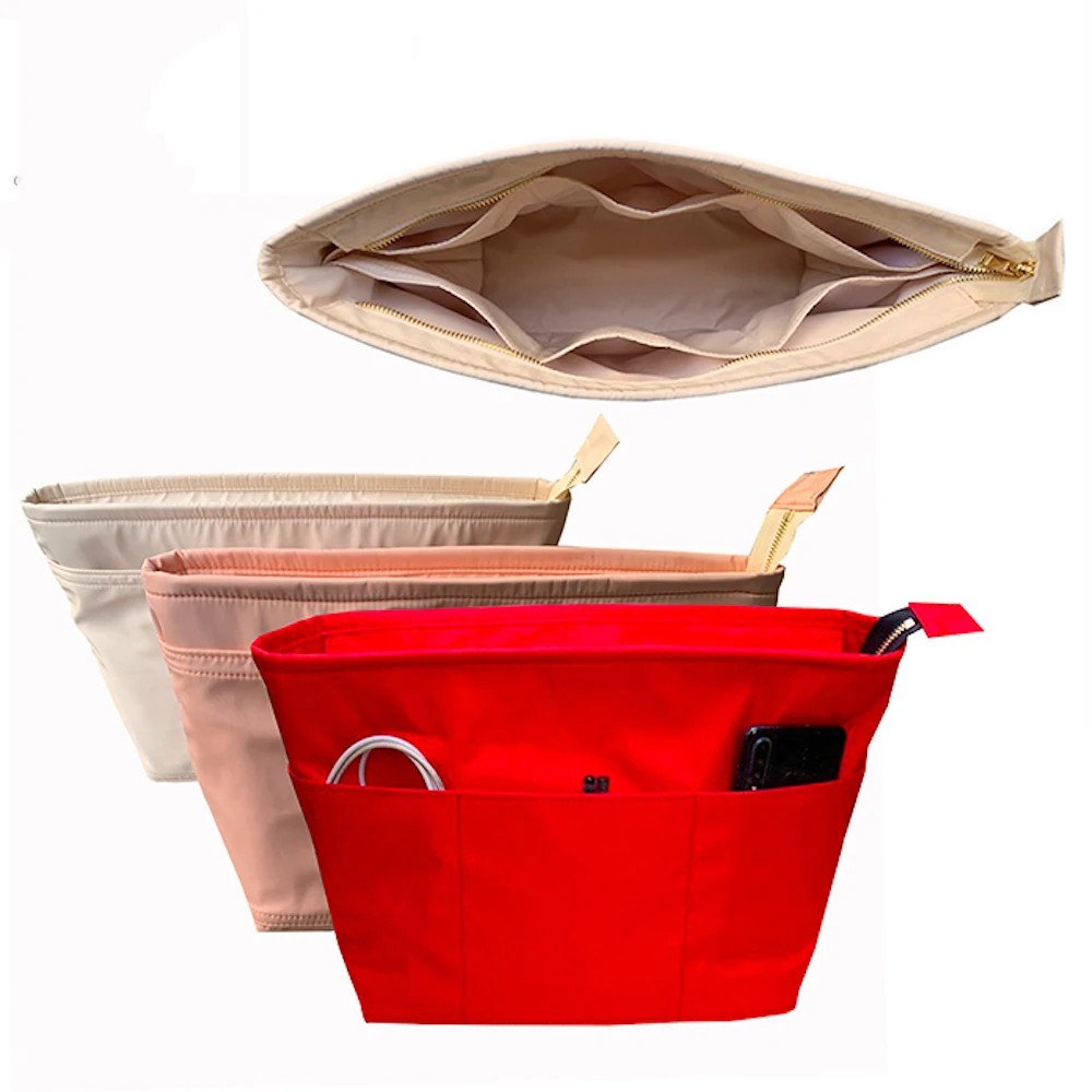 Premium Nylon Purse Organizer Tote Handbag Insert Organizers Bag in Bag Zipper 12 Pockets Rose Large
Premium Nylon Purse Organizer Tote Handbag Insert Organizers Bag in Bag Zipper 12 Pockets Rose Large