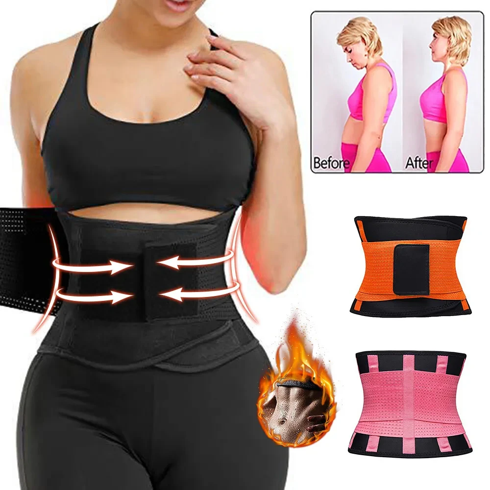 

Trainer Waist Shapewear Womens Corset Belts sweat Tummy Control Slimming Girdle Workout Waist Trainer Gym Body Shaper Corset