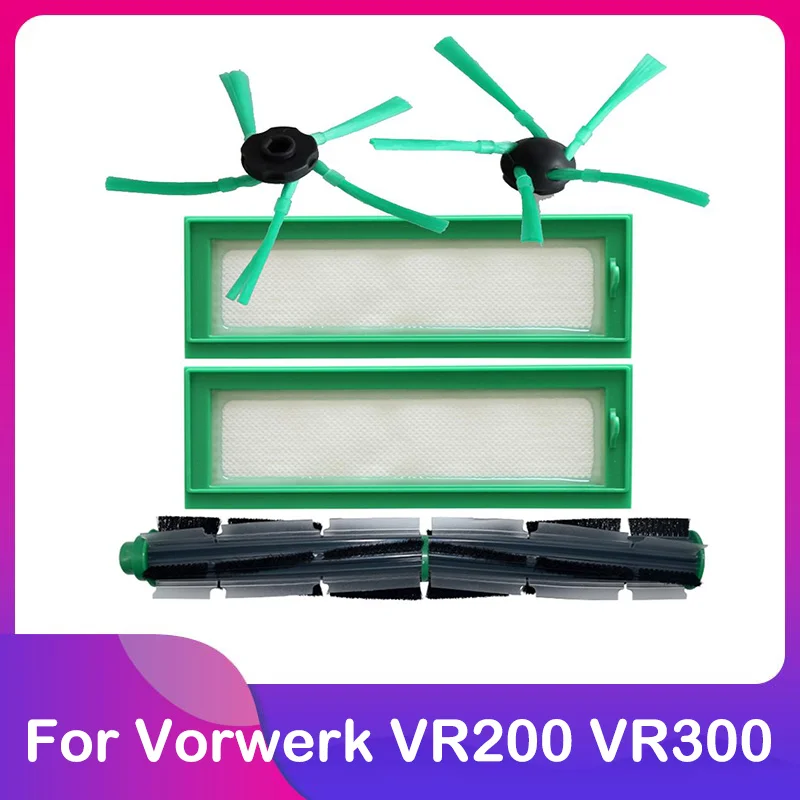Запчасти для пылесоса Vorwerk VR200 VR300, основная роликовая щетка, боковая щетка, фильтр НЕРА, запасные части для очистителя
Запчасти для пылесоса Vorwerk VR200 VR300, основная роликовая щетка, боковая щетка, фильтр НЕРА, запасные части для очистителя