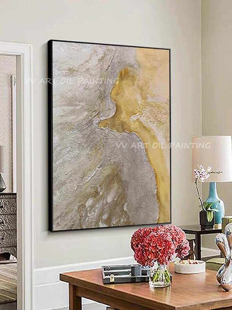 Gold Foil Thick Simple Large Landscape Abstract Hand Painted Oil Painting On Canvas Picture Wall Art Cuadros Home Room Decor
Gold Foil Thick Simple Large Landscape Abstract Hand Painted Oil Painting On Canvas Picture Wall Art Cuadros Home Room Decor