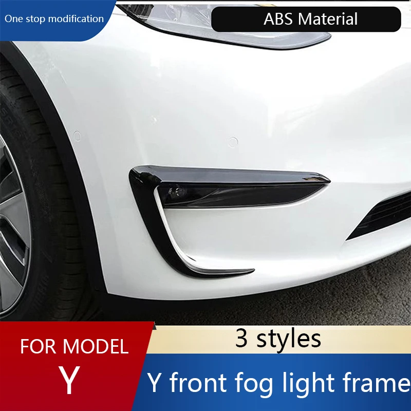 Front Fog Light Trim Protective Cover Frame Blade For Tesla Model Y Accessories Carbon Fiber ABS Self-Adhesive Fog Lamp Stickers
Front Fog Light Trim Protective Cover Frame Blade For Tesla Model Y Accessories Carbon Fiber ABS Self-Adhesive Fog Lamp Stickers