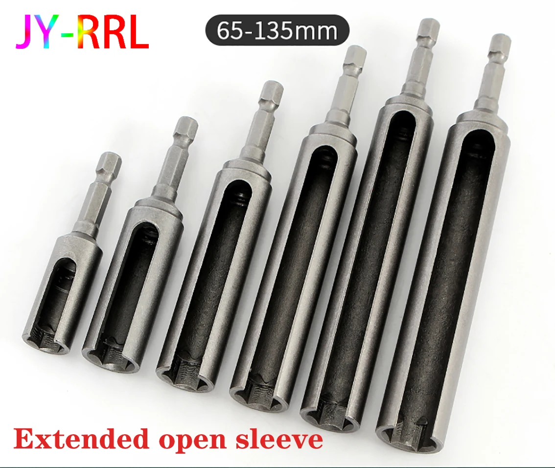 1 pcs Open Sleeve Hex Nut Screwdriver Bit Socket Screwdriver Wrench Electric Screwdriver Handle Tool Parts Length 65/80/85 mm
1 pcs Open Sleeve Hex Nut Screwdriver Bit Socket Screwdriver Wrench Electric Screwdriver Handle Tool Parts Length 65/80/85 mm