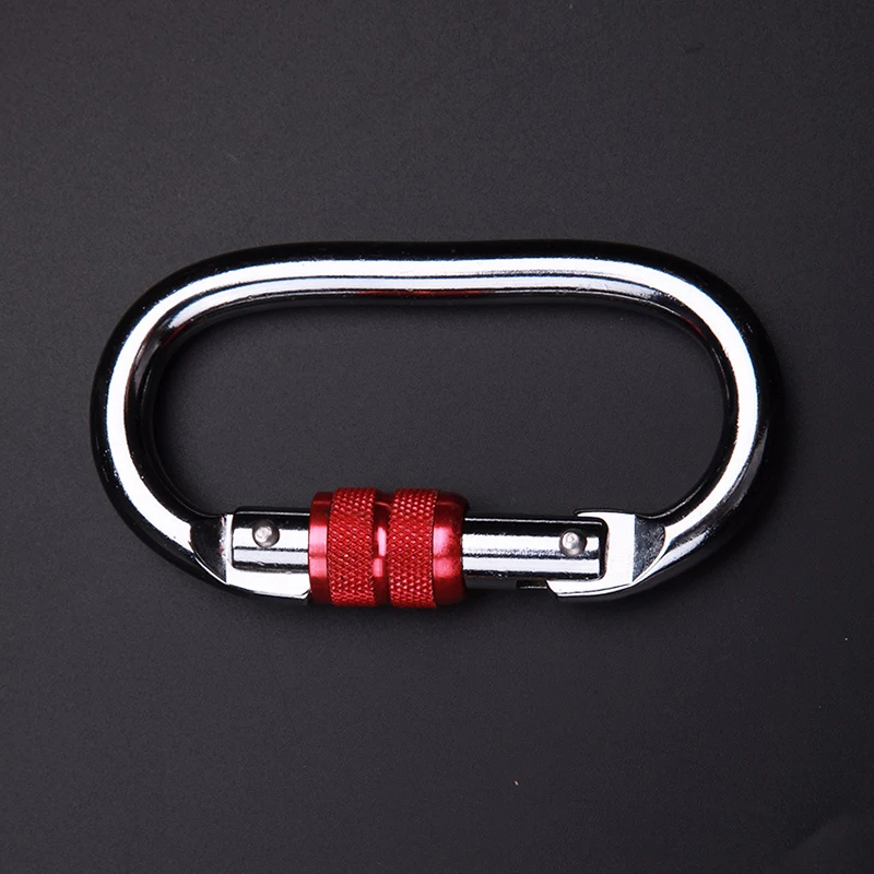 Heavy Duty Carabiner Clip Climbing Carabiner Hook with Screwgate Multipurpose for Rigging, Ropes, Hammocks
Heavy Duty Carabiner Clip Climbing Carabiner Hook with Screwgate Multipurpose for Rigging, Ropes, Hammocks